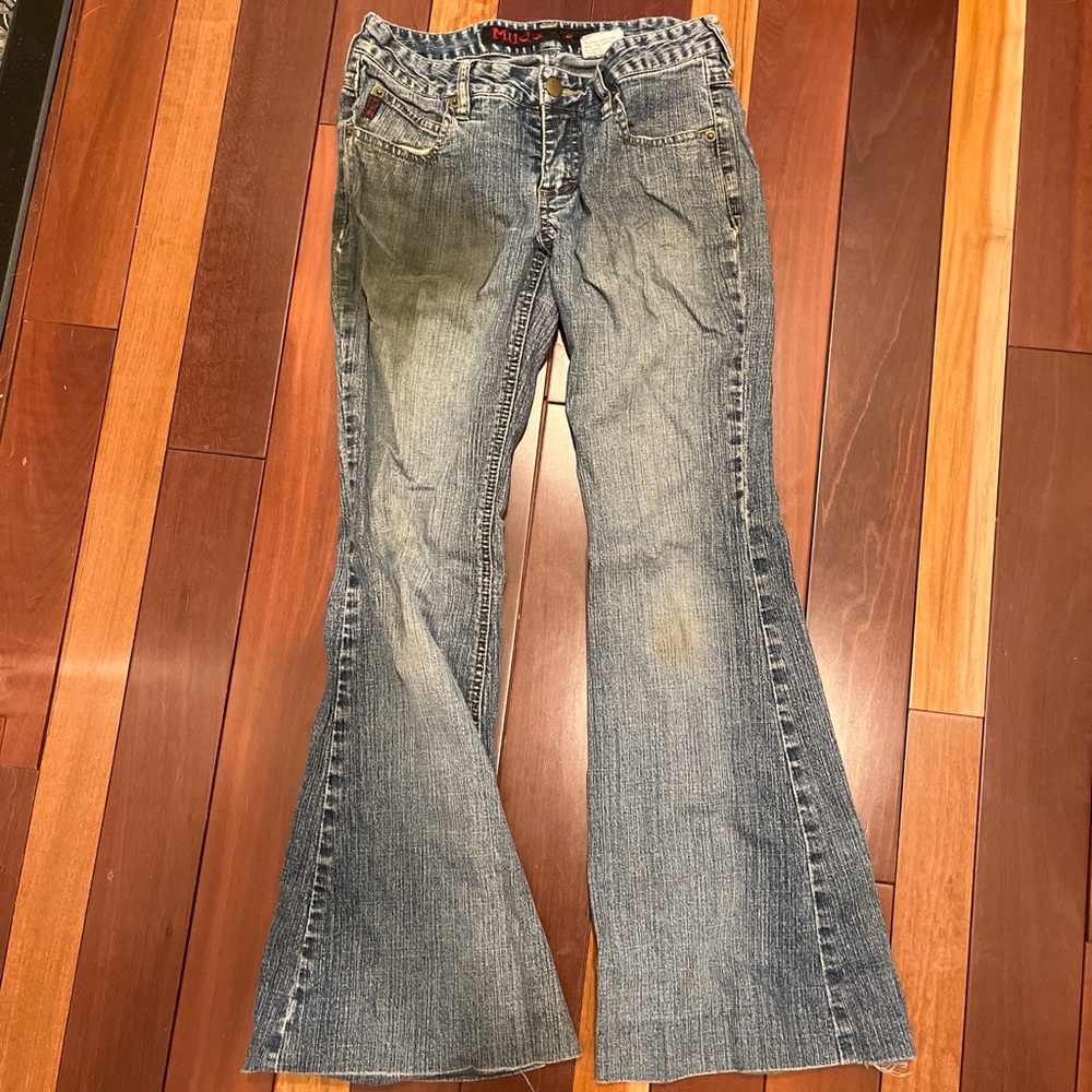 Classic Women's Flared Jeans - Light Blue Denim